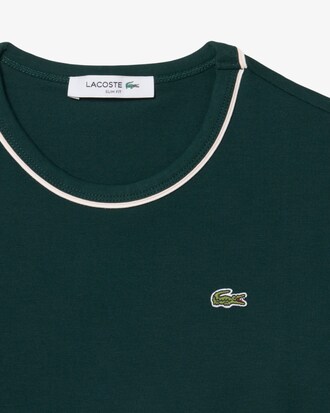 T-Shirt aus Jersey mit Kontrasteinfassung