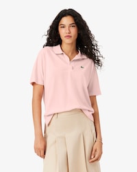 Flie&szlig;endes Relaxed Fit-Polohemd aus Piqu&eacute;