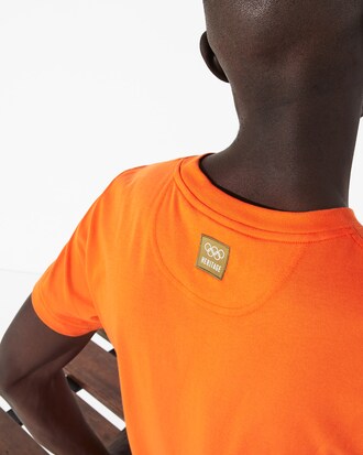 Herren T-Shirt mit Print Olympic Heritage Collection By LACOSTE