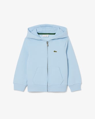 Unisex Hoodie aus Fleece mit Rei&szlig;verschluss