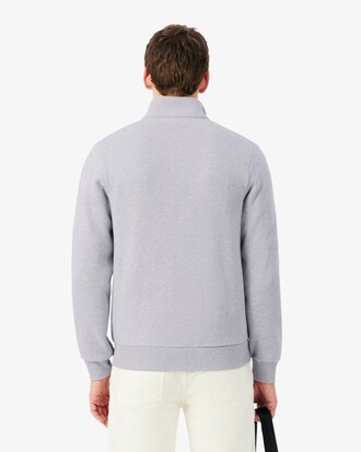 Sweatshirt aus Fleece mit Rei&szlig;verschluss