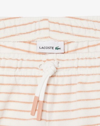 Gestreifte Shorts aus Frottee