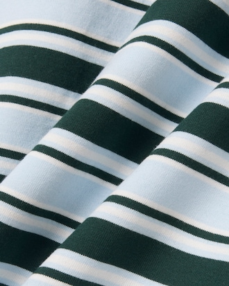 Gestreiftes Polokleid aus Baumwolle