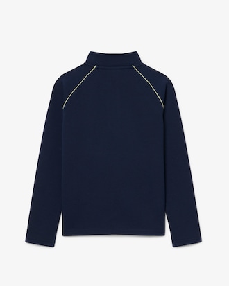 Sport-Sweatshirt mit Reißverschluss und hohem Kragen