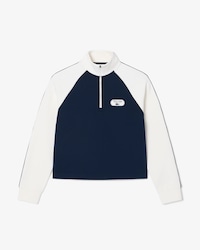 Quarter Zip Tennis Heritage Badge Sweatshirt
