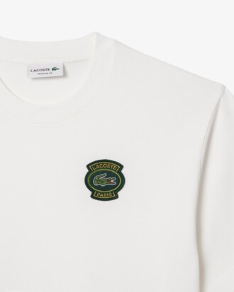 T-Shirt aus Baumwolle mit Badge