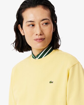 Relaxed Fit-Sweatshirt aus Fleece mit Rundhalsausschnitt
