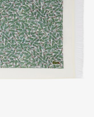 Sarong aus Baumwolle mit Krokodil-Druck