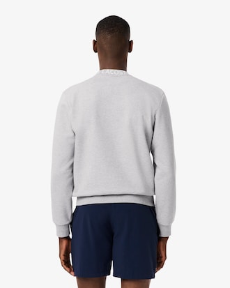 Sweatshirt aus Jersey mit Jacquard-Branding