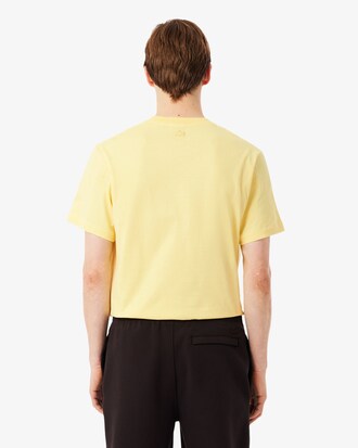 Schweres Classic Fit-T-Shirt mit Badge-Akzent