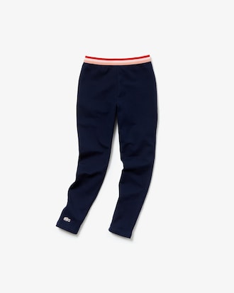 M&auml;dchen Leggings mit Trikolore-Motiv und elastischem Bund
