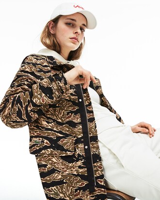 Parka mit Tarnmuster-Aufdruck f&uuml;r Sie und Ihn LACOSTE L!VE