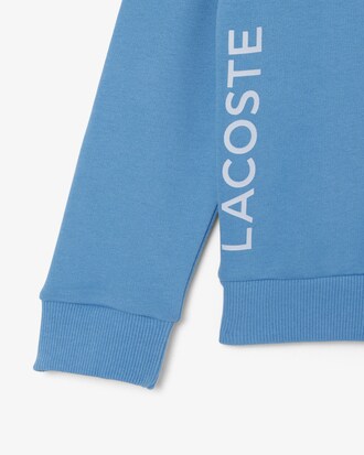 Sweatshirt aus Fleece mit Colorblock-Design