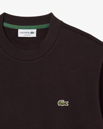 Sweatshirt aus Fleece mit Rundhalsausschnitt