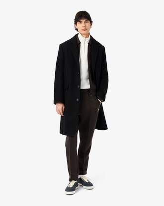 Sweatshirt aus Interlock mit hohem Kragen und Reißverschluss