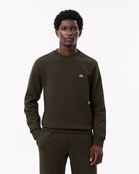 Sweatshirt aus Fleece mit Rundhalsausschnitt