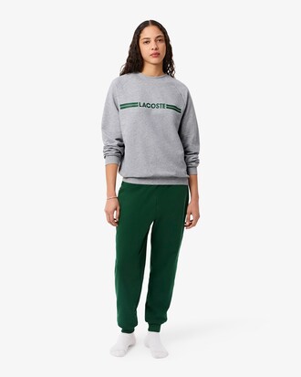 Loungewear-Sweatshirt aus Fleece mit Logo