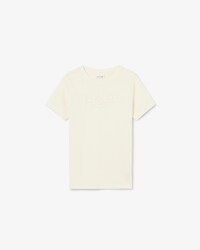 T-Shirt von Lacoste aus strukturierter Baumwolle