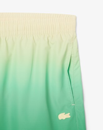 Kurze Badehose mit Ombré Druck