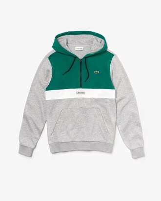 Herren LACOSTE SPORT Sweatshirt mit Colourblocks und Kapuze