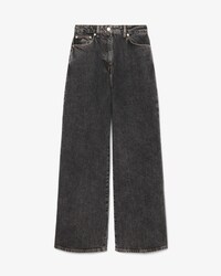 Wide Fit-Jeans mit hoher Taille