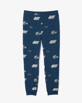 Bedruckte Loungewear-Jogginghose aus Fleece