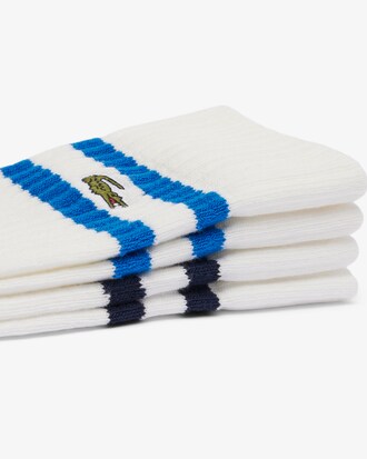Socken aus gerippter Baumwolle