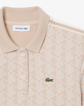 Slim Fit-Polohemd mit Monogramm aus Jacquard