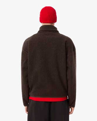 Sweatshirt aus Polar-Fleece mit hohem Kragen und Rei&szlig;verschluss