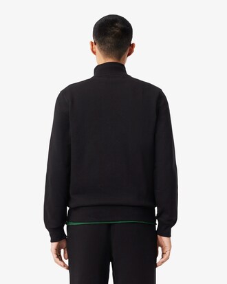 Sweatshirt aus Fleece mit hohem Kragen und Rei&szlig;verschluss