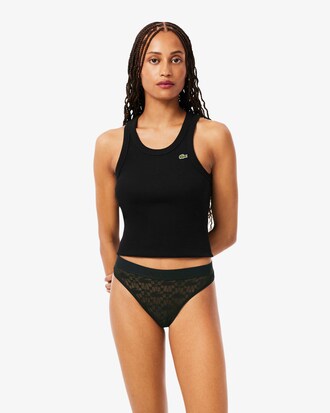 Tangas mit Logo-Bund