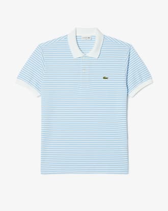 Classic Fit-Polohemd L.12.12 aus Petit Piqu&eacute; mit Streifen