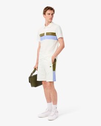 Shorts aus Fleece mit Colorblock-Design