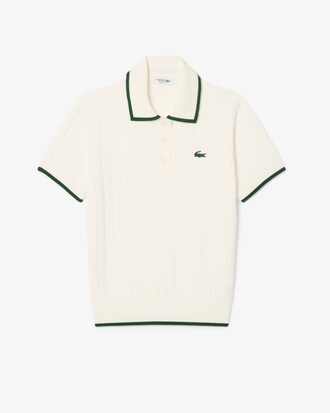 Golf-Pullover mit Polokragen und kurzen &Auml;rmeln