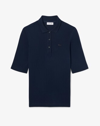 Slim Fit-Polohemd L.12.D mit Dreiviertel&auml;rmeln
