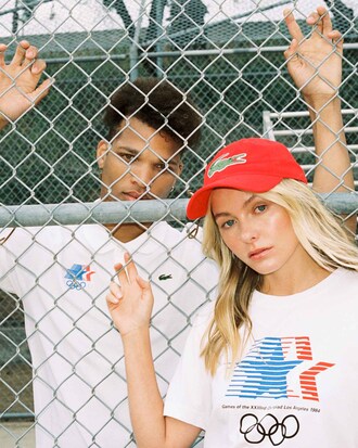 Herren T-Shirt Olympic Heritage Collection By LACOSTE