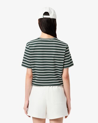 T-Shirt aus Jersey mit Streifen