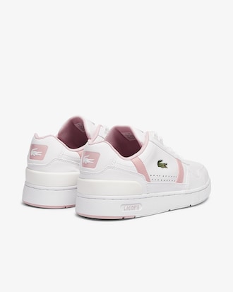Damen-Sneakers T-CLIP aus Leder und Synthetik