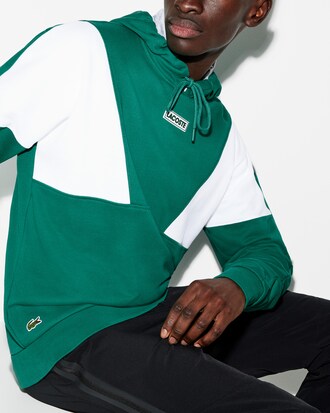 Herren LACOSTE SPORT Sweatshirt mit Colourblocks und Kapuze
