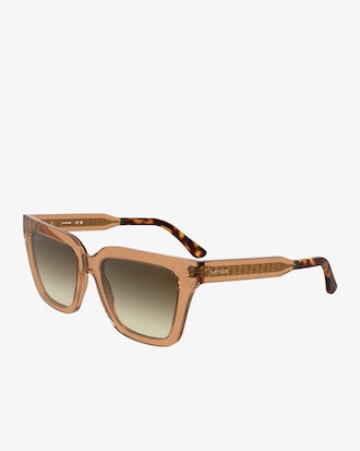 Rechteckige Brille mit Monogramm