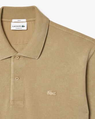 Classic Fit-Polohemd L.12.12 mit verwaschenem Effekt