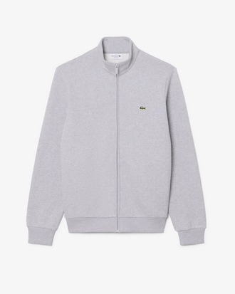 Sweatshirt aus Fleece mit Rei&szlig;verschluss