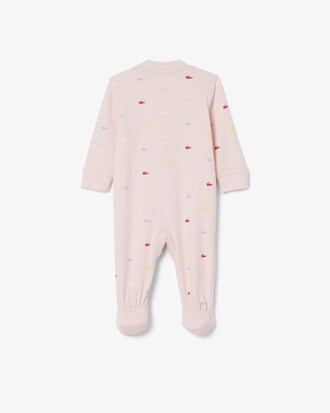 Baby-Strampler aus Piqu&eacute; mit Print