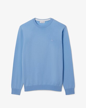 Pullover aus Merinowolle mit Rundhalsausschnitt