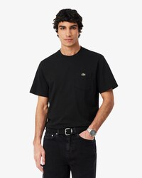 Baumwoll-T-Shirt mit Brusttasche