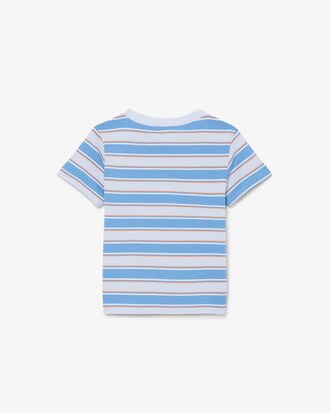 T-Shirt aus gestreifter Baumwolle