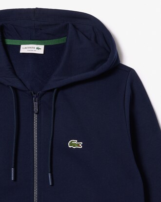Hoodie aus Fleece mit Reißverschluss