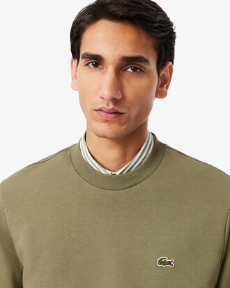 Sweatshirt aus Fleece mit Rundhalsausschnitt