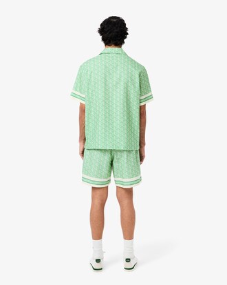 Leichte Shorts mit Monogramm-Druck