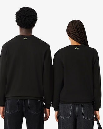 Sweatshirt aus Fleece mit Print